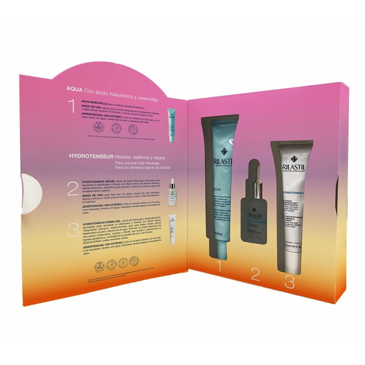 Set de Cosmetică Rilastil RILASTIL AQUA 3 Piese